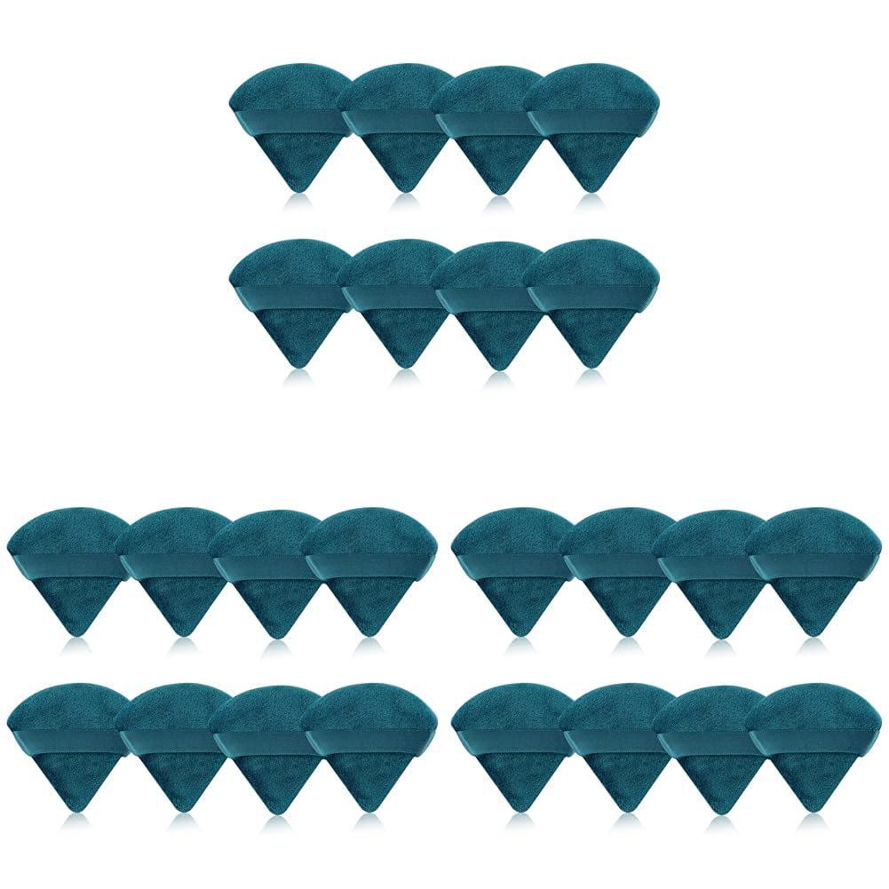 8 Pieces Triangle Powder Puff Face Soft Triangle Makeup Puff Velour Cosmetic Foundation Blender Sponge Beauty Makeup Tools